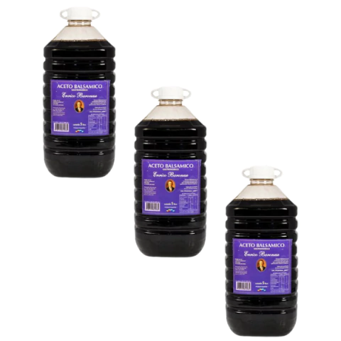 (PACK x3 unid) ACETO BALSAMICO X 5 LITROS ENRICO BARONESE