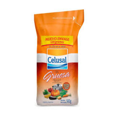 SAL GRUESA PAQUETE X 500 GRAMOS CELUSAL - comprar online
