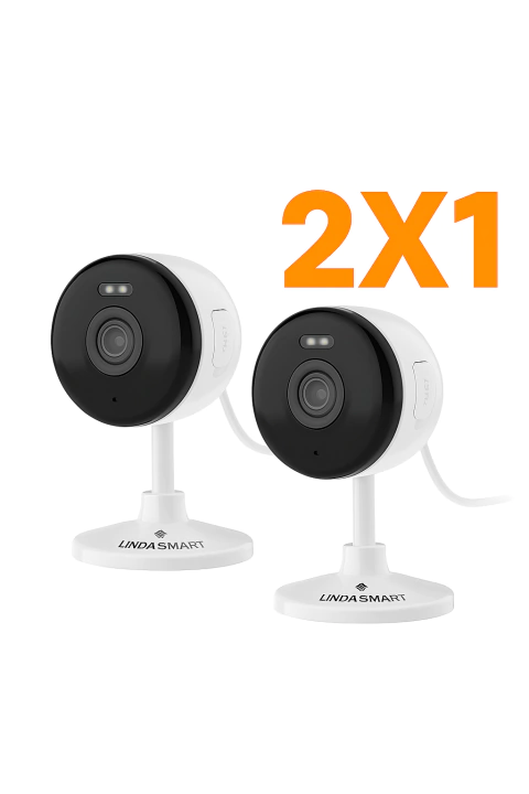 2 x 1 Cámara Fija Interior/exterior Wifi Smart