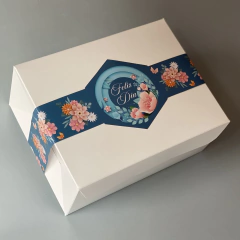 MINI PACK x 2 u DELY 17 sin visor (17x22x10 cm) con faja Ilustrada "Feliz Día - Flowers" en internet