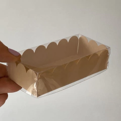 MINI PACK x 6 u MAC 2 Class (10x5x3 cm) PARA 2 MACARONS U OREOS BAÑADAS (color natural) - tienda online