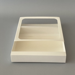 MINI PACK x 2 u CAJONERA SIMPLE CON VISOR CUADRADO (17x17x3 cm) BOMBONES /CHOCOLATES - Nuevos ! - comprar online