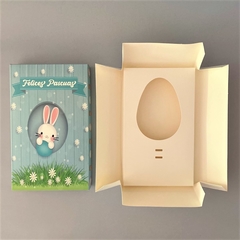 Mini Pack Medio Huevo 15 cm - Pack x 2 u PASCUAS 01 - OPEN M - H1 (25x15x7.5 cm) con ranura para cucharita