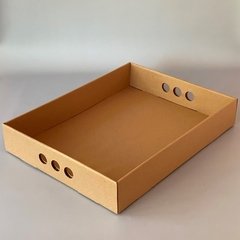 Pack x 6 u BANDEJA KRAFT 42 (42x32x7 cm)