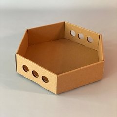 Pack x 6 u BANDEJA KRAFT HEXA 25 (25x25x7 cm) BD HEXA 25 en internet