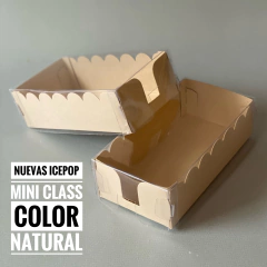 MINI PACK x 6 u ICE POP MINI Class Nuevo! (color Natural)