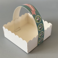 MINI PACK x 6 u PASCUA CELESTE - CANASTITAS (12x12x5 cm) sin tapa - wincopack