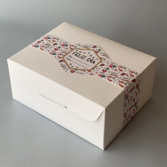 MINI PACK x 2 u DELY 30 sin visor (30x22x10 cm) con faja Ilustrada "Feliz Día - Dedicatoria" - tienda online