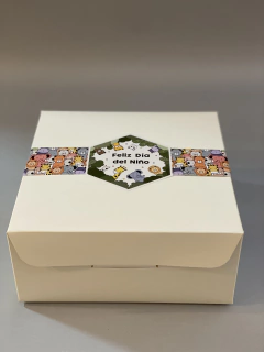 MINI PACK x 2 u DELY 22 sin visor (22x22x10 cm) con Faja Ilustrada "Animales de la Selva" - wincopack
