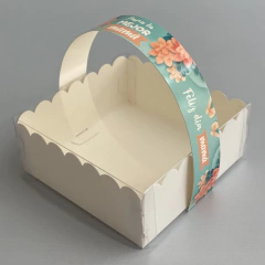 MINI Pack x 6 u CANASTITAS MAMÁ 01 (12x12x5 cm) CON TAPA - DÍA DE LA MADRE en internet