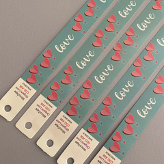 PACK x 10 WINCOTAPES A08 ORIGAMI LOVE Guardas Decorativas Autoadhesivas 44 cm largo x 2 cm ancho