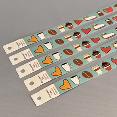 PACK x 10 WINCOTAPES A33 DESAYUNO Guardas Decorativas Autoadhesivas 44 cm largo x 2 cm ancho