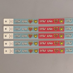 PACK x 10 WINCOTAPES A44 FELIZ DIA Guardas Decorativas Autoadhesivas 44 cm largo x 2 cm ancho en internet