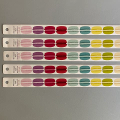 PACK x 10 WINCOTAPES A45 MACARONS 02 Guardas Decorativas Autoadhesivas 44 cm largo x 2 cm ancho