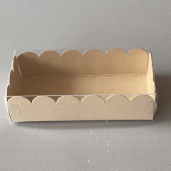 MINI PACK x 6 u MAC 2 Class (10x5x3 cm) PARA 2 MACARONS U OREOS BAÑADAS (color natural) - wincopack