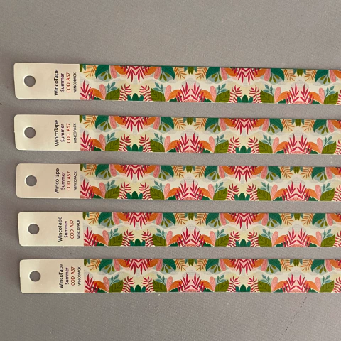 PACK x 10 WINCOTAPES A57 SUMMER Guardas Decorativas Autoadhesivas 44 cm largo x 2 cm ancho