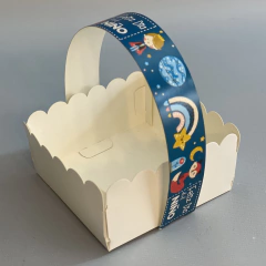 Mini Pack x 6u CANASTITAS EL PRINCIPITO (12x12x5 cm) SIN TAPA - DIA DEL NIÑO - comprar online