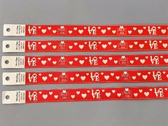 PACK x 10 WINCOTAPES A74 FELIZ DIA LOVE Guardas Decorativas Autoadhesivas 44 cm largo x 2 cm ancho - wincopack