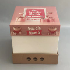 MINI PACK x 2 u DRIP BOX 25 - MAMÁ 02 (25x25x25 cm) DIA DE LA MADRE - Nuevo ! - tienda online