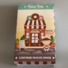 MINI PACK x 2 u PASTELERAS- OPEN M - Caja apertura SORPRESA Diseño PASTELERAS - wincopack