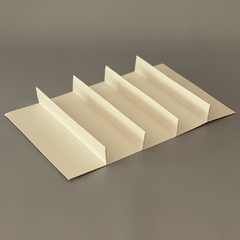 Imagen de Pack x 2 u BOX PREMIUM DEGUSTACION con VISOR y DIVISIONES (29.5x20.5x5 cm) (Modelo DONUTS V + DIV)