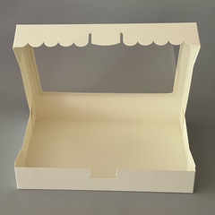 Pack x 2 u DONUTS con VISOR (29.5x20.5x5 cm) BOX DULCE - wincopack