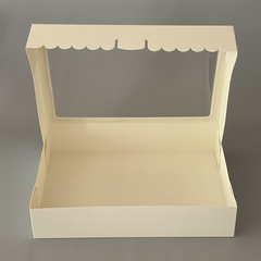 Pack x 2 u DONUTS XL con VISOR (35x24.5x7 cm) BOX DULCE - comprar online