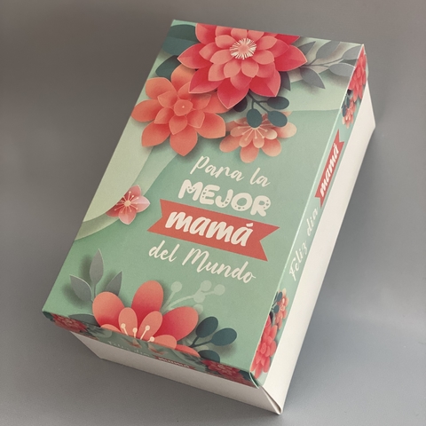 MINI Pack x 2 u MAMÁ 01 - OPEN L alta - Caja apertuta SORPRESA DIA DE LA MADRE