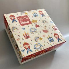 Mini Pack x 2 u OPEN 7 + divisiones - PRINCESAS - DIA DEL NIÑO (25x25x7cm) CAJA SORPRESA DIA DEL NIÑO en internet