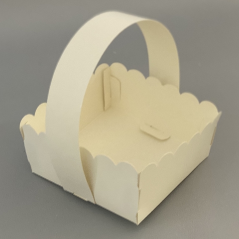 Mini Pack x 6 u CANASTITAS BLANCAS (10x10x5 cm) sin tapa - comprar online