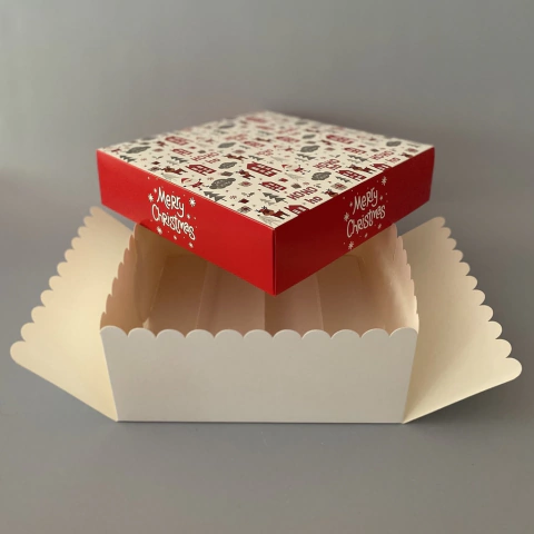 Pack x 2 u FELIZ 02 - MTAR + DIVISIONES - MERRY CHRISTMAS (25x25x 11 cm) MESA DULCE NAVIDEÑA - comprar online