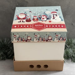 Pack x 2 u NAVIDAD 03 - DRIP BOX 25 - NAVIDAD NÓRDICA (25x25x25 cm) CAJA REFORZADA NAVIDEÑA - comprar online