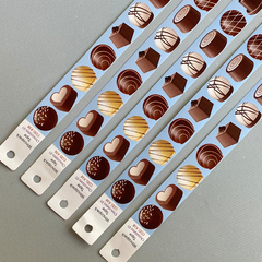 PACK x 10 WINCOTAPES A38 CHOCOLATES 01 Guardas Decorativas Autoadhesivas 44 cm largo x 2 cm ancho
