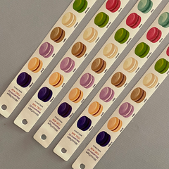PACK x 10 WINCOTAPES A59 MACARONS 03 Guardas Decorativas Autoadhesivas 44 cm largo x 2 cm ancho