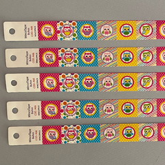 PACK x 10 WINCOTAPES A66 BUHOS Guardas Decorativas Autoadhesivas 44 cm largo x 2 cm ancho