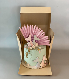 Nuevo! MINI PACK x 2 u Q BOX 25 CLASS (25x25x25 cm) CAJA PARA TORTAS / DRIP CAKES - Nueva! - comprar online