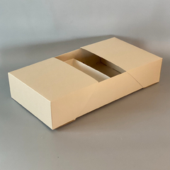 Nueva MESA BOX con división F6! MINI PACK x 2 u MESA BOX + DIVISION F6 CLASS (30.5x21x8 cm tamaño A4) CAJA PARA DESAYUNOS CON DIVISION F6 interna- Nueva! - wincopack