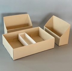 Imagen de Nueva MESA BOX con división F6! MINI PACK x 2 u MESA BOX + DIVISION F6 CLASS (30.5x21x8 cm tamaño A4) CAJA PARA DESAYUNOS CON DIVISION F6 interna- Nueva!