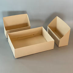 Nuevo! MINI PACK x 2 u MESA BOX CLASS (30.5x21x8 cm tamaño A4) CAJA PARA DESAYUNOS / BOX Dulce - Nuevo Diseño! - comprar online