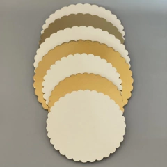 Pack x 2 u DISCO DORADO 15 cm REFORZADO con ondas