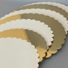 Pack x 2 u DISCO DORADO 15 cm REFORZADO con ondas en internet