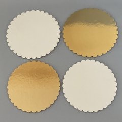 Pack x 2 u DISCO DORADO 20 cm REFORZADO CON ONDAS