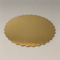 Pack x 2 u DISCO DORADO 22 cm REFORZADO con ondas - wincopack