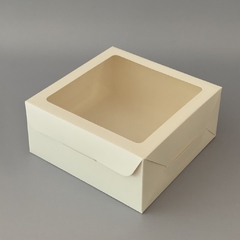 Pack x 2 u DELY 28 V con visor (28x28x10 cm) CAJA NAVIDEÑA / DELIVERY DULCE / TARTAS - comprar online