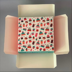 Mini Pack x 2 u FELIZ 04 - OPEN S FELIZ CUMPLE (20x20x7,5 cm) CAJA SORPRESA en internet