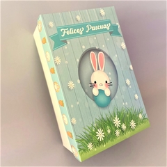 Mini Pack 2 Mitades de Huevo PASCUAS 12 cm - Pack x 2 u PASCUAS 01 - OPEN L (25x15x11 cm Caja alta, podes colocar GOLOSINAS) - wincopack