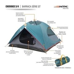 Barraca nautika Cherokee 3/4 na internet