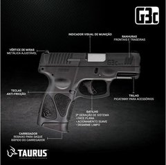 Pistola Taurus G3C9mm - comprar online