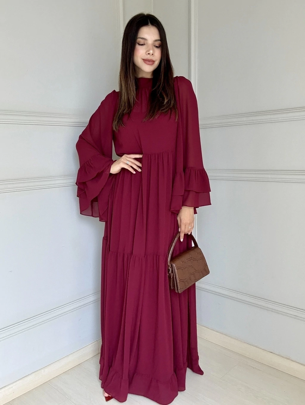 VESTIDO ANTONELLA VINHO