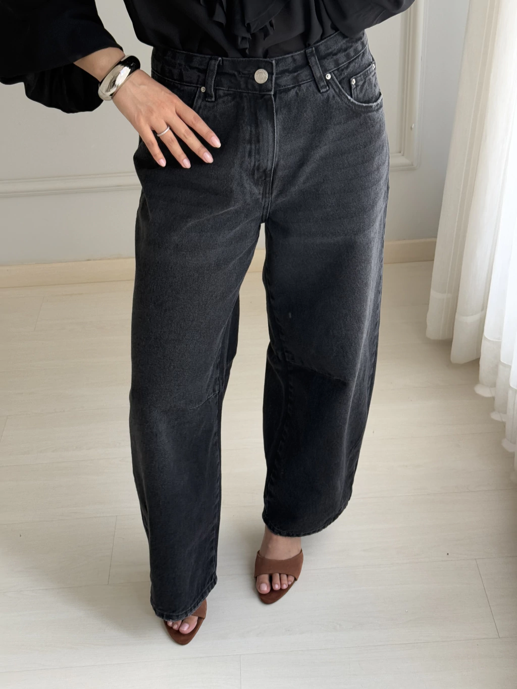 CALÇA JEANS NICE PRETO